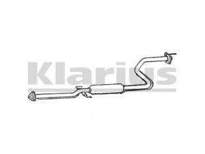 KLARIUS 260425 vidurinis duslintuvas 
 Išmetimo sistema -> Duslintuvas
18220SH3A01