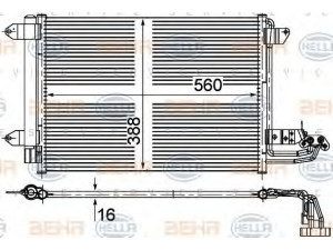 HELLA 8FC 351 313-681 kondensatorius, oro kondicionierius 
 Oro kondicionavimas -> Kondensatorius
1KD 820 411 C