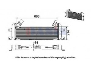 AKS DASIS 270009N radiatorius, variklio aušinimas 
 Aušinimo sistema -> Radiatorius/alyvos aušintuvas -> Radiatorius/dalys
1764094, 1880827