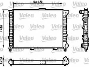 VALEO 732011 radiatorius, variklio aušinimas 
 Aušinimo sistema -> Radiatorius/alyvos aušintuvas -> Radiatorius/dalys
0060651919, 60651919, 60663070