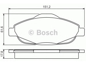 BOSCH 0 986 495 266 stabdžių trinkelių rinkinys, diskinis stabdys 
 Techninės priežiūros dalys -> Papildomas remontas
4254 26, 16 092 530 80, 4253 93
