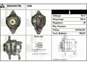 EDR 933447N kintamosios srovės generatorius 
 Elektros įranga -> Kint. sr. generatorius/dalys -> Kintamosios srovės generatorius
KK137-18-300, KK333-18-300, KK339-18-300