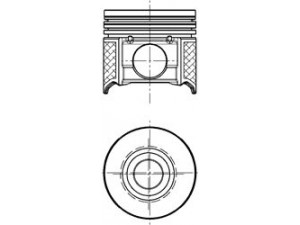 KOLBENSCHMIDT 99798600 stūmoklis 
 Variklis -> Cilindrai/stūmokliai
4C3Z-6108-AA
