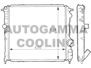 AUTOGAMMA 100886 radiatorius, variklio aušinimas 
 Aušinimo sistema -> Radiatorius/alyvos aušintuvas -> Radiatorius/dalys
7700803753, 7701412013