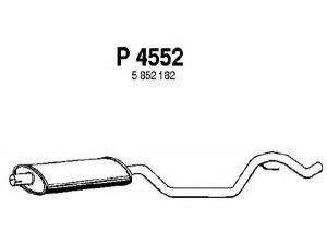 FENNO P4552 vidurinis duslintuvas 
 Išmetimo sistema -> Duslintuvas
5852182