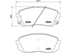 HELLA PAGID 8DB 355 015-841 stabdžių trinkelių rinkinys, diskinis stabdys 
 Techninės priežiūros dalys -> Papildomas remontas
581012SA70, 581013ZA10, 581013ZA70