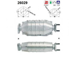 AS 26029 katalizatoriaus keitiklis 
 Išmetimo sistema -> Katalizatoriaus keitiklis
MB924076
