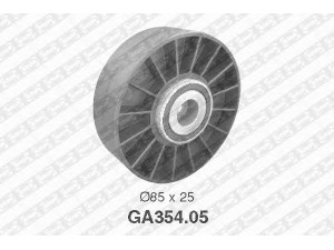 SNR GA354.05 kreipiantysis skriemulys, V formos rumbuotas diržas 
 Diržinė pavara -> V formos rumbuotas diržas/komplektas -> Laisvasis/kreipiamasis skriemulys
077903341