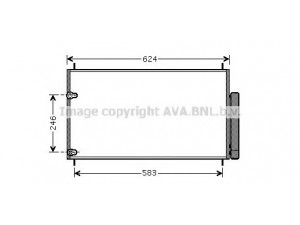 AVA QUALITY COOLING TOA5405 kondensatorius, oro kondicionierius