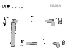 TESLA T564B uždegimo laido komplektas 
 Kibirkšties / kaitinamasis uždegimas -> Uždegimo laidai/jungtys
GHT284, NGC000090
