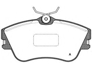 OPEN PARTS BPA0480.00 stabdžių trinkelių rinkinys, diskinis stabdys 
 Techninės priežiūros dalys -> Papildomas remontas
701615115C, 701698151D, 701698151E