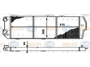 HELLA 8MK 376 714-581 radiatorius, variklio aušinimas 
 Aušinimo sistema -> Radiatorius/alyvos aušintuvas -> Radiatorius/dalys
443 121 251 K, 443 121 251 L, 447 121 251