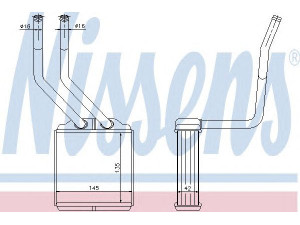 NISSENS 71776 šilumokaitis, salono šildymas 
 Šildymas / vėdinimas -> Šilumokaitis
4041957, YC1H 18476 CA, 4041957
