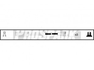 STANDARD OES835 uždegimo laido komplektas 
 Kibirkšties / kaitinamasis uždegimas -> Uždegimo laidai/jungtys
Q 4 15 00 34