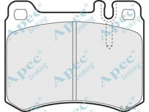 APEC braking PAD839 stabdžių trinkelių rinkinys, diskinis stabdys 
 Techninės priežiūros dalys -> Papildomas remontas
0014200320, 0014200820, 0014207620