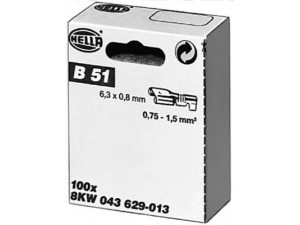 HELLA 8KW 043 629-013 kabelio jungtis
6 023 082, 12 06 6022