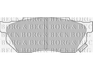 BORG & BECK BBP1236 stabdžių trinkelių rinkinys, diskinis stabdys 
 Techninės priežiūros dalys -> Papildomas remontas
45022- S50-000, 45022- SB0-526