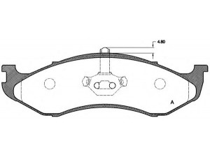 OPEN PARTS BPA0467.00 stabdžių trinkelių rinkinys, diskinis stabdys 
 Techninės priežiūros dalys -> Papildomas remontas
0K5533323Z, 0K5533323ZA, 0K5533323ZB