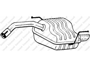 BOSAL 100-169 galinis duslintuvas 
 Išmetimo sistema -> Duslintuvas
46739676, 46816690