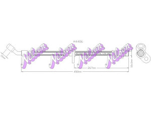 Brovex-Nelson H4406 stabdžių žarnelė 
 Stabdžių sistema -> Stabdžių žarnelės
01468SR3902