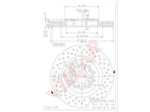 VILLAR 628.1960 stabdžių diskas 
 Dviratė transporto priemonės -> Stabdžių sistema -> Stabdžių diskai / priedai
177718, 182606