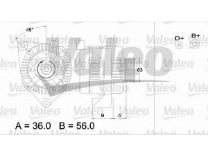 VALEO 436668 kintamosios srovės generatorius 
 Elektros įranga -> Kint. sr. generatorius/dalys -> Kintamosios srovės generatorius
5701-C0, 5701C0, 5705-FN, 5705-HY