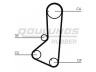 ROULUNDS RUBBER RR1236K1 paskirstymo diržo komplektas 
 Techninės priežiūros dalys -> Papildomas remontas