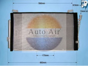 AUTO AIR GLOUCESTER 16-9761 kondensatorius, oro kondicionierius 
 Oro kondicionavimas -> Kondensatorius
9760617000