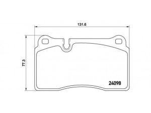 BREMBO P 85 110 stabdžių trinkelių rinkinys, diskinis stabdys 
 Techninės priežiūros dalys -> Papildomas remontas
7L6698151E, 7L6698151G, 7L6698151J