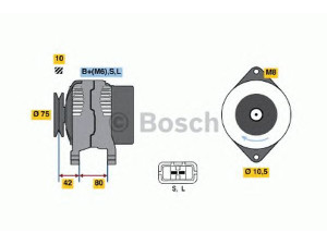 BOSCH 0 123 115 011 kintamosios srovės generatorius 
 Elektros įranga -> Kint. sr. generatorius/dalys -> Kintamosios srovės generatorius
23100 0F601