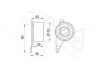 AUTEX 641575 įtempiklio skriemulys, paskirstymo diržas
F80512700, F80512700, F80512700A