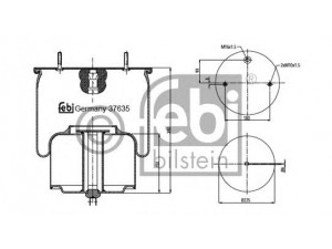 FEBI BILSTEIN 37635 dėklas, pneumatinė pakaba 
 Pakaba -> Pneumatinė pakaba
1075363, 20554759