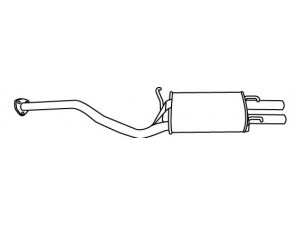 WALKER 18775 galinis duslintuvas 
 Išmetimo sistema -> Duslintuvas
18307SF9G03