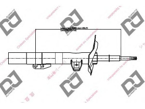 DJ PARTS DS1370GS amortizatorius 
 Pakaba -> Amortizatorius
1091504, 1091570