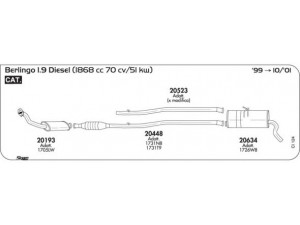 AKS DASIS SGCI124 išmetimo sistema