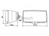 BOSCH 0 305 601 104 rūko žibintas