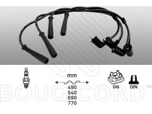 BOUGICORD 8118 uždegimo laido komplektas 
 Kibirkšties / kaitinamasis uždegimas -> Uždegimo laidai/jungtys
B31R-18-140, B31R18140, B34M-18-140C