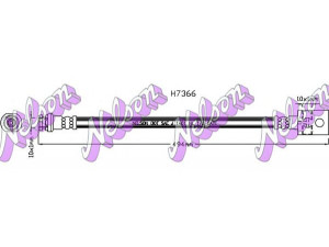 Brovex-Nelson H7366 stabdžių žarnelė 
 Stabdžių sistema -> Stabdžių žarnelės
462102S510, 462102S511, 462102S51A