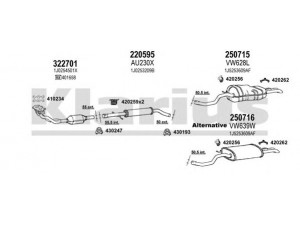 KLARIUS 931591E išmetimo sistema 
 Išmetimo sistema -> Išmetimo sistema, visa