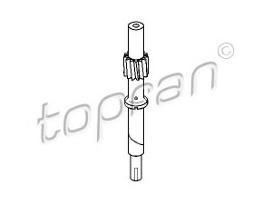 TOPRAN 107 402 tachometro velenas 
 Dviratė transporto priemonės -> Kabeliai ir tachometro velenaai -> Tachometro velenas
088 409 197, 088 409 197