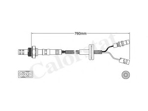 CALORSTAT by Vernet LS140262 lambda jutiklis 
 Išmetimo sistema -> Jutiklis/zondas
25172665, 0005403817