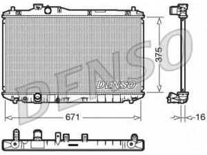 DENSO DRM40037 radiatorius, variklio aušinimas
19010R1AA51