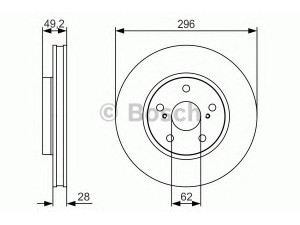 BOSCH 0 986 479 S40 stabdžių diskas 
 Dviratė transporto priemonės -> Stabdžių sistema -> Stabdžių diskai / priedai
43512 30310, 43512 30310