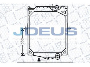 JDEUS 131M03 radiatorius, variklio aušinimas 
 Aušinimo sistema -> Radiatorius/alyvos aušintuvas -> Radiatorius/dalys
1665249, 1665349, 1676436, 1676636