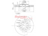 METZGER 6110519 stabdžių diskas 
 Stabdžių sistema -> Diskinis stabdys -> Stabdžių diskas
51767381, 51767382