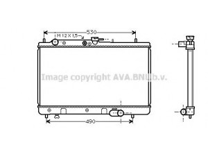 AVA QUALITY COOLING MZ2095 radiatorius, variklio aušinimas 
 Aušinimo sistema -> Radiatorius/alyvos aušintuvas -> Radiatorius/dalys
BP2615200D, BP2615200E, BP2615200F