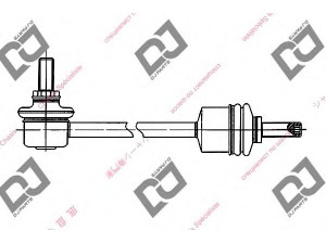 DJ PARTS DL1153 šarnyro stabilizatorius 
 Ašies montavimas/vairavimo mechanizmas/ratai -> Stabilizatorius/fiksatoriai -> Savaime išsilyginanti atrama
508732, 96103814