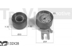 TREVI AUTOMOTIVE KD1235 paskirstymo diržo komplektas 
 Techninės priežiūros dalys -> Papildomas remontas