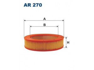FILTRON AR270 oro filtras 
 Filtrai -> Oro filtras
180, 66, IIM66, 1780125010, 7987987