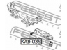 FEBEST KAB-035 valdymo svirties/išilginių svirčių įvorė
0K63B34820